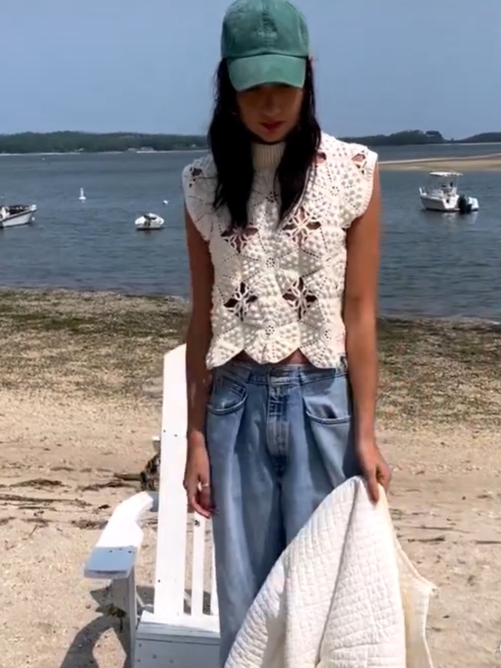 Proche Studio Nona Crochet Vest - Picture 2 of 8